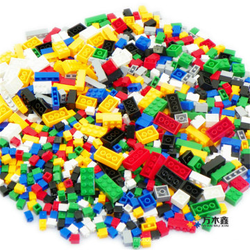 Образовательных Пластиковые детские 1000 шт строительные блоки игрушки